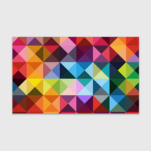 Бумага для упаковки Цветные квадраты / 3D-принт – фото 1