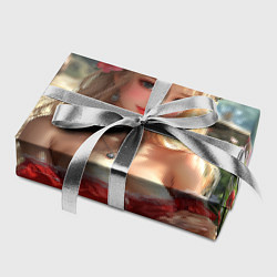 Бумага для упаковки Милая блондинка с цветами, цвет: 3D-принт — фото 2