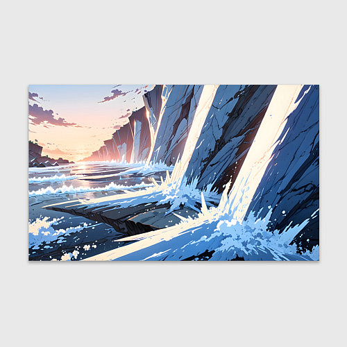Бумага для упаковки Энергия льда / 3D-принт – фото 1