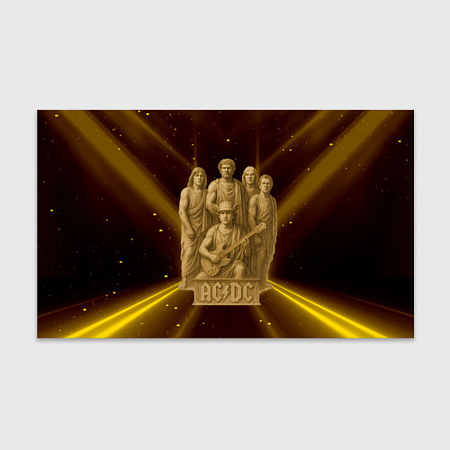 Бумага для упаковки ACDC стиль памятника / 3D-принт – фото 1