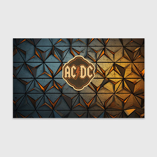 Бумага для упаковки ACDC винтажный логотип / 3D-принт – фото 1