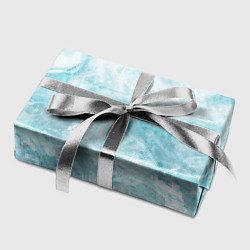 Бумага для упаковки Абстракция - light blue sea foam, цвет: 3D-принт — фото 2
