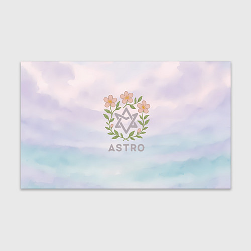 Бумага для упаковки Astro цветочный логотип / 3D-принт – фото 1