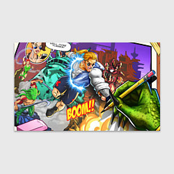 Бумага для упаковки Комикс зона - Скетч Тёрнер, цвет: 3D-принт