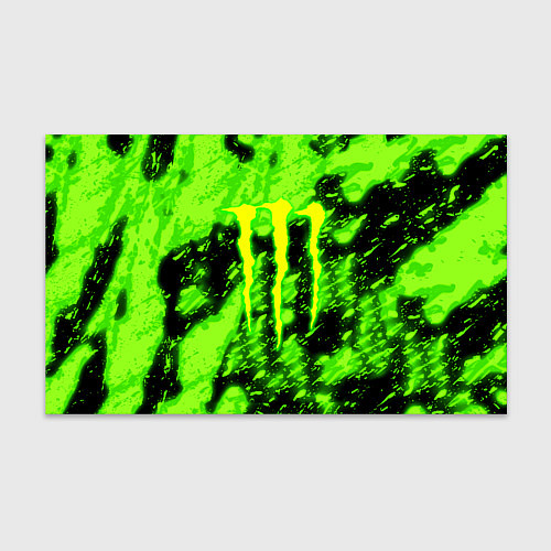 Бумага для упаковки Monster energy кислотное лого / 3D-принт – фото 1