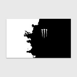 Бумага для упаковки Monster energy краски белые, цвет: 3D-принт