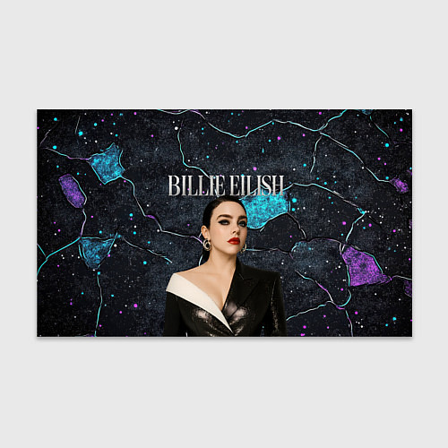 Бумага для упаковки Билли Айлиш в деловом костюме / 3D-принт – фото 1