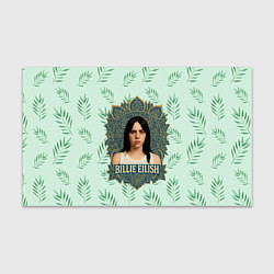 Бумага для упаковки Билли Айлиш рамка мандала, цвет: 3D-принт