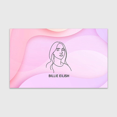 Бумага для упаковки Билли Айлиш из линии - минимализм / 3D-принт – фото 1