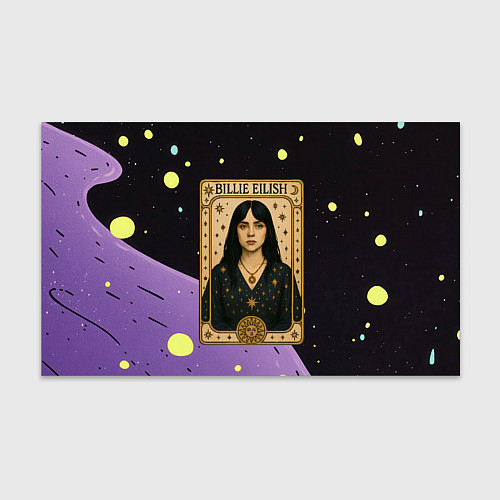Бумага для упаковки Билли Айлиш в стиле Таро / 3D-принт – фото 1
