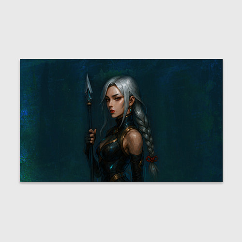 Бумага для упаковки Девушка с копьем китайский стиль / 3D-принт – фото 1