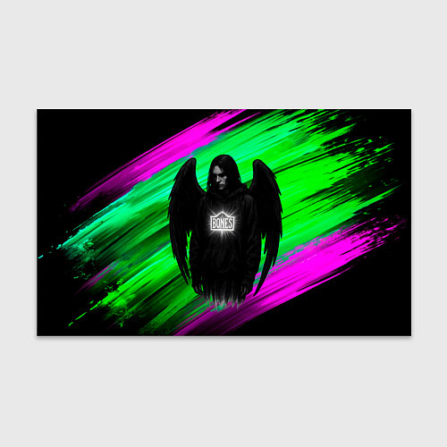 Бумага для упаковки Bones падший ангел / 3D-принт – фото 1