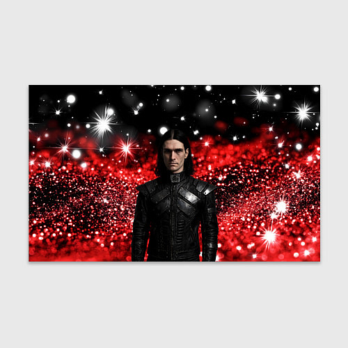 Бумага для упаковки Bones в кожаной куртке / 3D-принт – фото 1