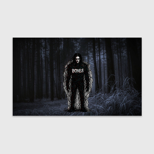 Бумага для упаковки Bones в стиле ужасов / 3D-принт – фото 1