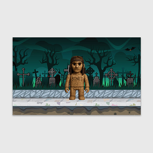 Бумага для упаковки Bones в стиле куклы Вуды / 3D-принт – фото 1