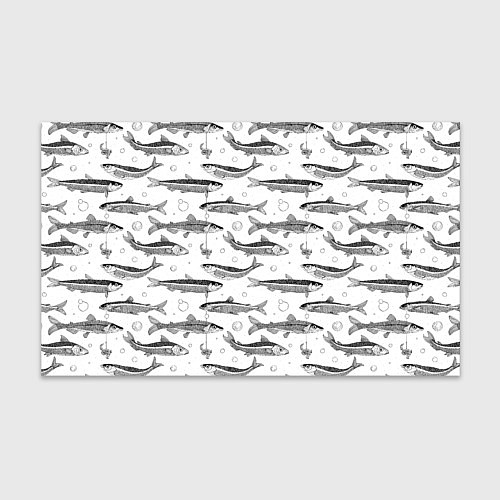 Бумага для упаковки Корюшка паттерн / 3D-принт – фото 1