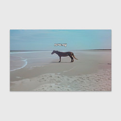 Бумага для упаковки Лошадь почему мем на берегу, цвет: 3D-принт