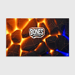 Бумага для упаковки Bones лого в уличном стиле, цвет: 3D-принт