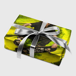 Бумага для упаковки Bones скейтер, цвет: 3D-принт — фото 2