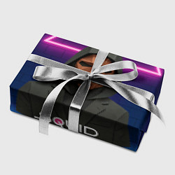 Бумага для упаковки Игра в кальмара - ведущий в маске, цвет: 3D-принт — фото 2