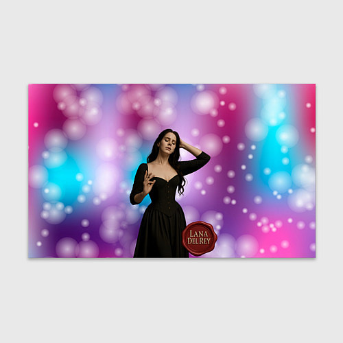 Бумага для упаковки Lana Del Rey закрыла глаза / 3D-принт – фото 1