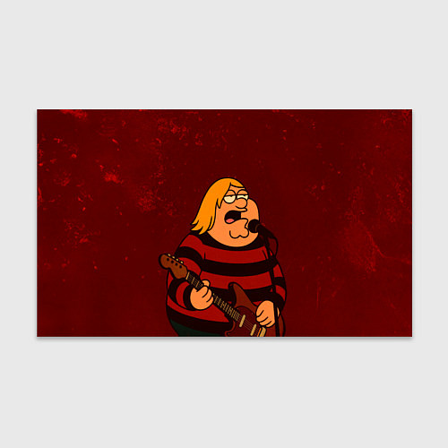 Бумага для упаковки Питер в Нирване / 3D-принт – фото 1