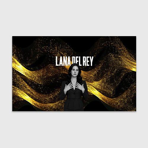 Бумага для упаковки Lana Del Rey в черном платье / 3D-принт – фото 1