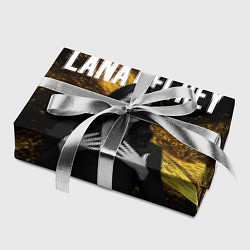 Бумага для упаковки Lana Del Rey в черном платье, цвет: 3D-принт — фото 2