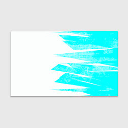 Бумага для упаковки Color white light blue stripe, цвет: 3D-принт