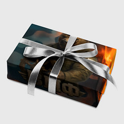 Бумага для упаковки Медведь у штурвала МВФ, цвет: 3D-принт — фото 2