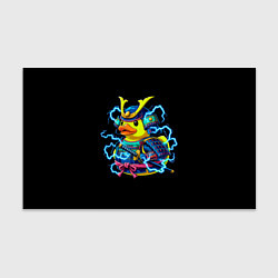 Бумага для упаковки Электрическая уточка самурай, цвет: 3D-принт