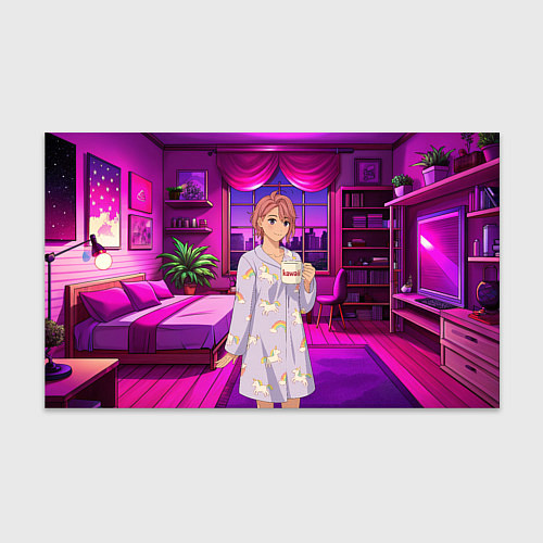 Бумага для упаковки Дандадан Сиратори Айра с кофе / 3D-принт – фото 1