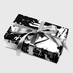 Бумага для упаковки Doom белые краски, цвет: 3D-принт — фото 2