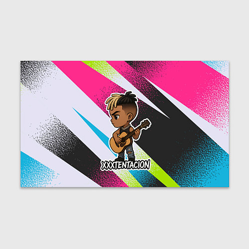 Бумага для упаковки XXXTentacion в мультяшном стиле / 3D-принт – фото 1