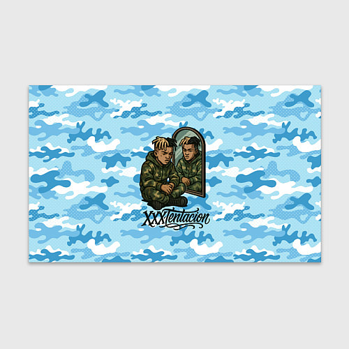 Бумага для упаковки XXXTentacion сидит рядом с зеркалом / 3D-принт – фото 1