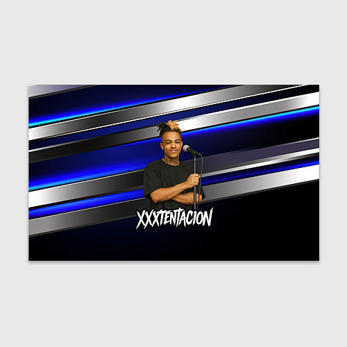 Бумага для упаковки XXXTentacion с микрофоном довольный / 3D-принт – фото 1