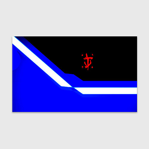 Бумага для упаковки Doom sport geometry / 3D-принт – фото 1