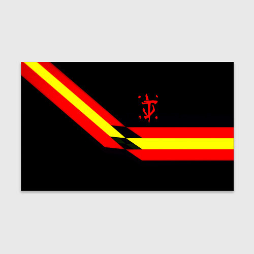 Бумага для упаковки Doom геометрия / 3D-принт – фото 1