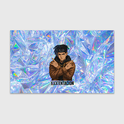 Бумага для упаковки XXXTentacion - скрещенные руки / 3D-принт – фото 1