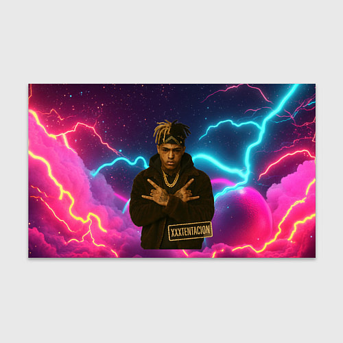 Бумага для упаковки XXXTentacion с цепью / 3D-принт – фото 1