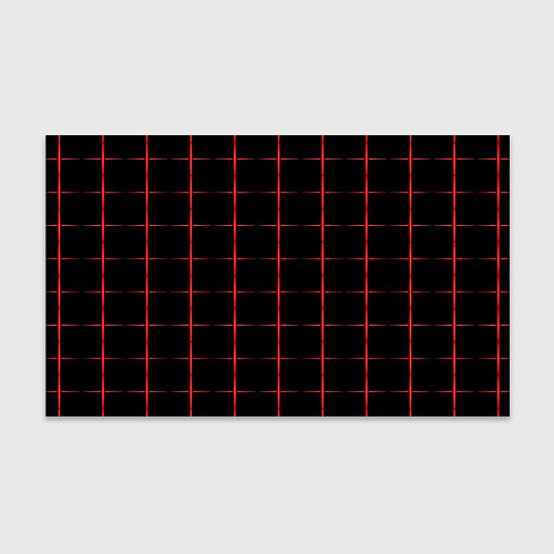 Бумага для упаковки Color black red crosses / 3D-принт – фото 1