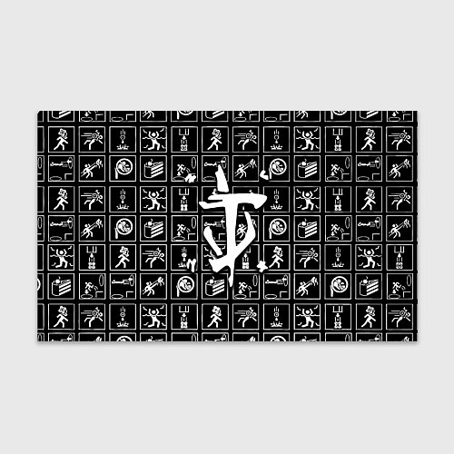 Бумага для упаковки Doom x portal / 3D-принт – фото 1