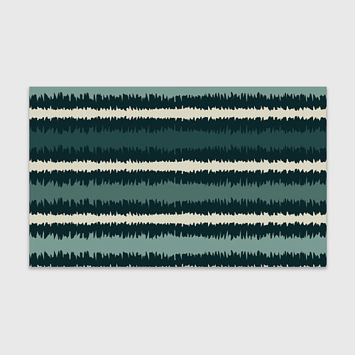 Бумага для упаковки Полосы зигзагообразные зеленые / 3D-принт – фото 1