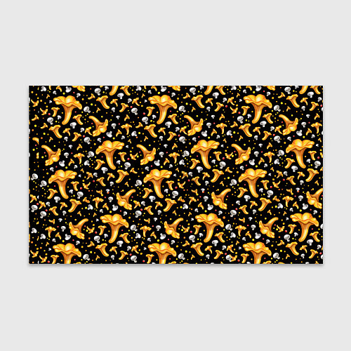 Бумага для упаковки Грибной дождик / 3D-принт – фото 1