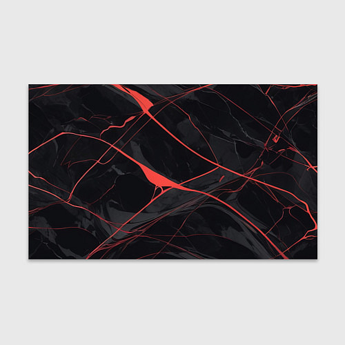 Бумага для упаковки Текстура мрамора с красными полосками / 3D-принт – фото 1