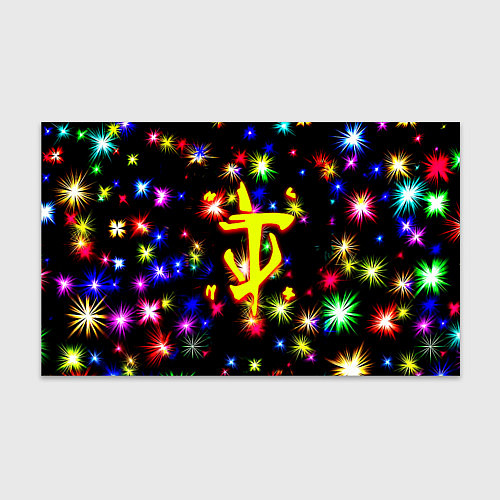 Бумага для упаковки Doom новогодние искры / 3D-принт – фото 1