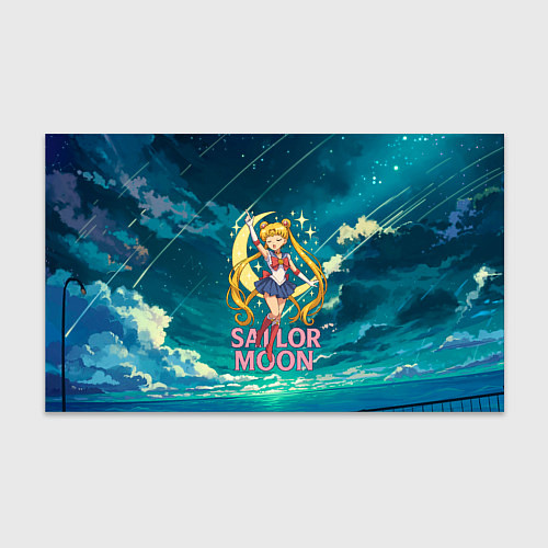 Бумага для упаковки Sailor Moon на фоне неба / 3D-принт – фото 1