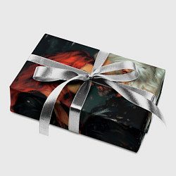 Бумага для упаковки Геральт и Трисс - нежность, цвет: 3D-принт — фото 2