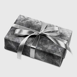 Бумага для упаковки Абстракция - black and white metal scuffs, цвет: 3D-принт — фото 2
