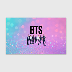 Бумага для упаковки BTS розовый боке